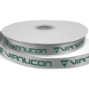 Promotional 5/8 Bridal Satin Ribbon - 100yd Roll - Foil Print White FP50BRR5810