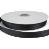 Promotional 5/8 Bridal Satin Ribbon - 100yd Roll - Foil Print Black FP50BRR5810