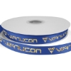 Custom 5/8 Bridal Satin Ribbon - 25yd Roll - Foil Print with Logo FP50BRR5825