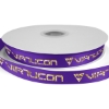Promotional 5/8 Bridal Satin Ribbon - 25yd Roll - Foil Print Purple FP50BRR5825