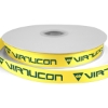 Promotional 5/8 Bridal Satin Ribbon - 25yd Roll - Foil Print Yellow FP50BRR5825