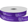 Promotional 7/8 Bridal Satin Ribbon - 25yd Roll - Foil Print Purple FP50BRR7825