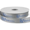 Promotional 7/8 Bridal Satin Ribbon - 25yd Roll - Foil Print Silver FP50BRR7825