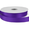 Promotional 7/8 Bridal Satin Ribbon - 50yd Roll - Foil Print Purple FP50BRR7850