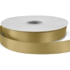 Promotional 7/8 Bridal Satin Ribbon - 50yd Roll - Foil Print Gold FP50BRR7850