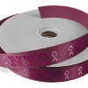 Promotional 1 Badge Satin Ribbon - 50yd Roll - Sparkle Burgundy Red SP50BAR0150