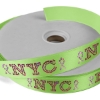 Promotional 1 Badge Satin Ribbon - 50yd Roll - Sparkle Lime Green SP50BAR0150