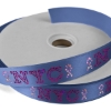 Promotional 1 Badge Satin Ribbon - 50yd Roll - Sparkle Royal Blue SP50BAR0150