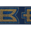 Custom 4 Badge Satin Ribbon - 50yd Roll - Sparkle with Logo SP50BAR0450