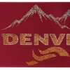 Promotional 8 Badge Satin Ribbon - 25yd Roll - Sparkle Red SP50BAR0825