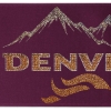 Promotional 8 Badge Satin Ribbon - 50yd Roll - Sparkle Burgundy Red SP50BAR0850