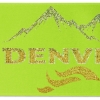 Promotional 8 Badge Satin Ribbon - 50yd Roll - Sparkle Lime Green SP50BAR0850