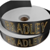Custom 1 1/2 Badge Satin Ribbon - 100yd Roll - Sparkle with Logo SP50BAR1510