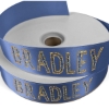 Promotional 1 1/2 Badge Satin Ribbon - 100yd Roll - Sparkle Royal Blue SP50BAR1510