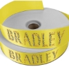 Promotional 1 1/2 Badge Satin Ribbon - 25yd Roll - Sparkle Yellow SP50BAR1525