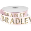 Promotional 1½ Bridal Satin Ribbon - 25yd Roll - Sparkle Pink SP50BRR1525