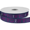 Promotional 7/8 Bridal Satin Ribbon - 100yd Roll - Sparkle Navy Blue SP50BRR7810