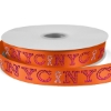 Promotional 7/8 Bridal Satin Ribbon - 50yd Roll - Sparkle Orange SP50BRR7850