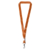 Promotional 7/8 Bridal Satin Lanyard - Sparkle Orange SP50RIL7822