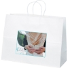 Promotional Vogue - White Shopper - ColorVista with Logo CV10WHS1612