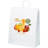 Promotional Stephanie - White Shopper - ColorVista Kraft White CV10WHS1619