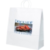 Promotional Duke - White Shopper - ColorVista with Logo CV10WHS1818