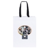 Promotional Cedar - Woven Handle White Eurototes - ColorVista with Logo CV10WOH1013