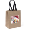 Promotional Eco Ash - Woven Handle Eurototes - ColorVista Kraft Brown Black CV11WOH0709