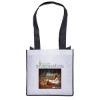 Promotional Monet - PET Non-Woven Tote Bag - ColorVista White Black CV33PEN1212