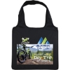Promotional Adventure™- Polyester Tote - ColorVista Black CV45ADV1614