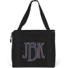 Promotional Jeremy™ - Deluxe Canvas Zipper Tote - ColorVista Black CV80COZ1815