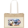 Custom Riley™- Jute Tote - ColorVista with Logo CV81JUT1712