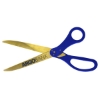 Promotional 30 Large Scissors - Gold- Direct Print Royal Blue DP91SCG3000