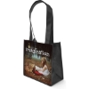 Promotional Monet - PET Non-Woven Tote Bag - Sublimation White Black DS33PEN1212