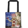 Promotional Picasso - Polyester Tote - Sublimation White Black DS40PIC1414