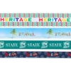 Promotional 1½ Badge Satin Ribbon - 100yd Roll - Sublimation White DS50BAR1510