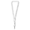 Promotional 7/8 Bridal Satin Lanyard - Sublimation White DS50RIL7822
