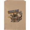 Promotional 10W x 13H Merchandise Bag - Dynamic Color Kraft Brown DY11MEB1013
