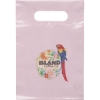 Promotional Die Cut Handle Bag - 7W x 10 1/2H - Dynamic Color Pink DY20DIC0710