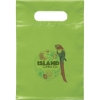 Promotional Die Cut Handle Bag - 7W x 10 1/2H - Dynamic Color Lime Green DY20DIC0710