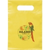 Promotional Die Cut Handle Bag - 7W x 10 1/2H - Dynamic Color Yellow DY20DIC0710