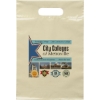 Promotional Die Cut Handle Bag - 9 1/2W x 14H - Dynamic Color Buff Brown DY20DIC0914