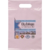 Promotional Die Cut Handle Bag - 9 1/2W x 14H - Dynamic Color Pink DY20DIC0914