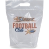 Promotional Zip-Close Die Cut Handle Bag - Dynamic Color Clear DY20DIC1212