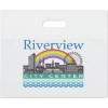 Promotional Die Cut Handle Bag - 16W x 13H - Dynamic Color White DY20DIC1613