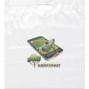 Promotional Die Cut Handle Bag - 18W x 20H x 4 - Dynamic Color White DY20DIC1820