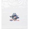 Promotional Die Cut Handle Bag - 22W x 24H x 5 - Dynamic Color with Logo DY20DIC2224