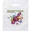 Promotional Orchid™- Frosted Brite Die Cut Handle - Dynamic Color Frosted Clear DY21FRD1215