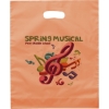 Promotional Orchid™- Frosted Brite Die Cut Handle - Dynamic Color Tangerine Orange DY21FRD1215