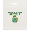 Promotional Eco Die Cut Handle Bag - 15W x 19H x 3 - Dynamic Color White DY23ECD1519